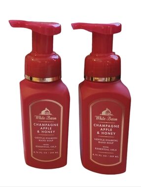 CHAMPAGNE APPLE & HONEY FOAMING HAND SOAPS BATH & BODY WORKS 2-PIECE